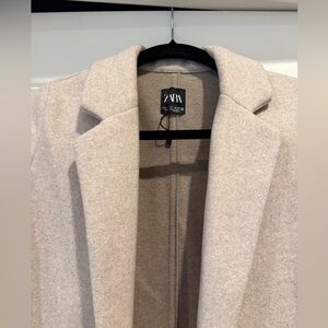 Zara Light Tan Overcoat